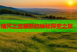 暗咒之血禁断的神秘探索之旅