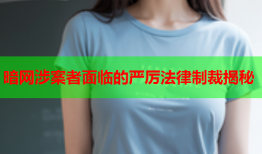 暗网涉案者面临的严厉法律制裁揭秘