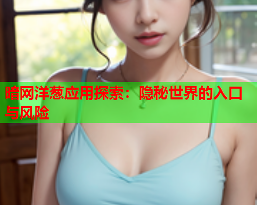 暗网洋葱应用探索：隐秘世界的入口与风险