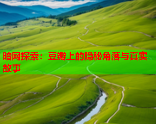 暗网探索：豆瓣上的隐秘角落与真实故事