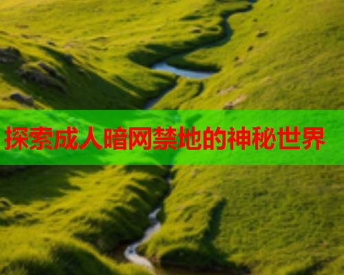 探索成人暗网禁地的神秘世界
