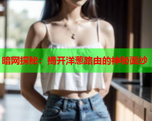 暗网探秘：揭开洋葱路由的神秘面纱