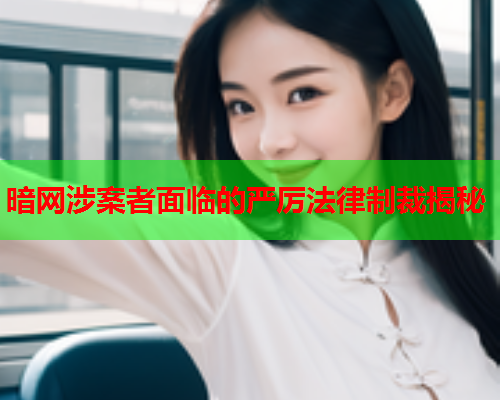 暗网涉案者面临的严厉法律制裁揭秘