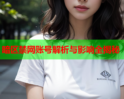 暗区禁网账号解析与影响全揭秘
