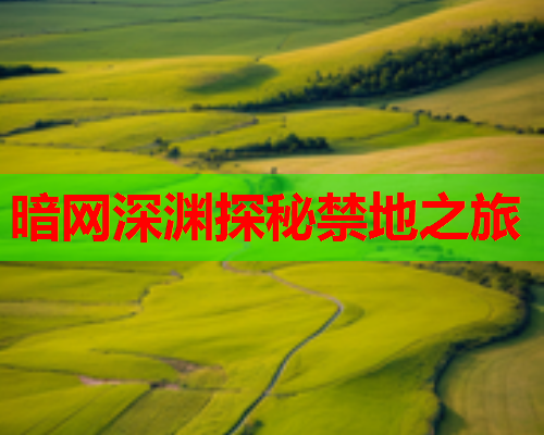 暗网深渊探秘禁地之旅