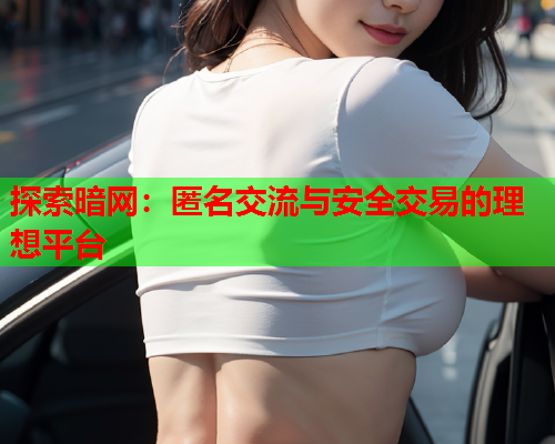 探索暗网：匿名交流与安全交易的理想平台