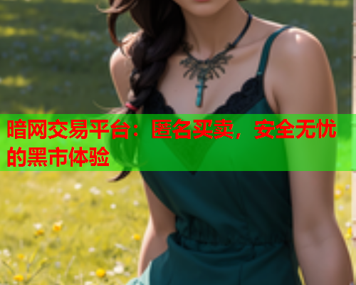 暗网交易平台：匿名买卖，安全无忧的黑市体验
