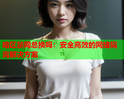 暗区禁网总换吗：安全高效的网络隔离解决方案